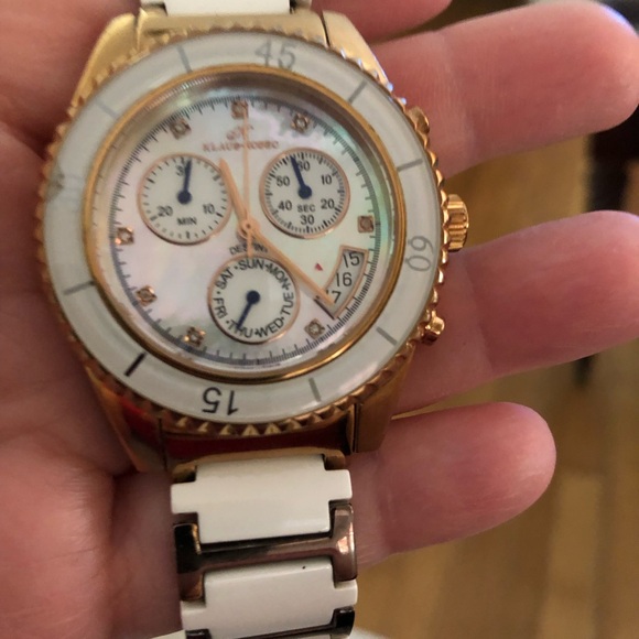 Klaus-Kobec Women’s Destiny Swiss Stainless steel watch, of London. Gently used - Picture 2 of 8